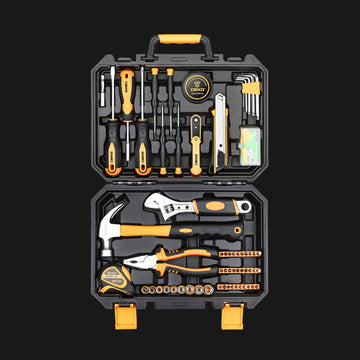 Trousse d'outils ménagers tout usage avec outils essentiels 100 pièces